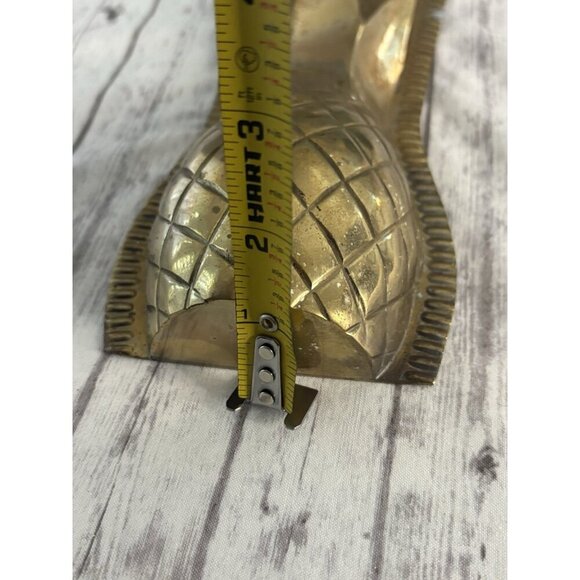 Vintage Brass Ornate Decorative Pineapple Wall Pocket Sconce Vintage Brass - Picture 12 of 12